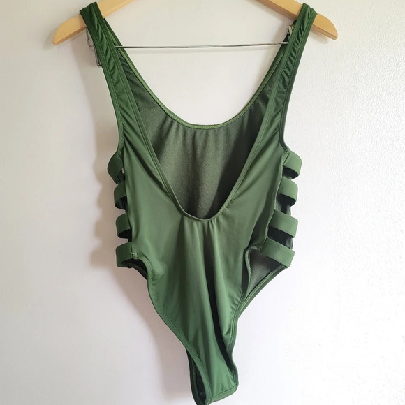 The Bikini Lab, One Piece, Green, Size Medium - Picture 5 of 9